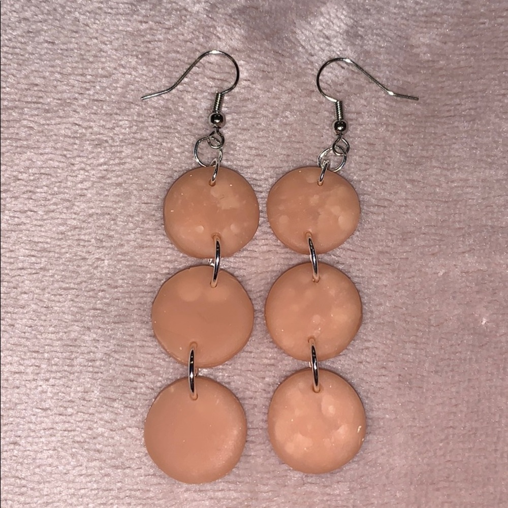 Handmade polymer clay earrings